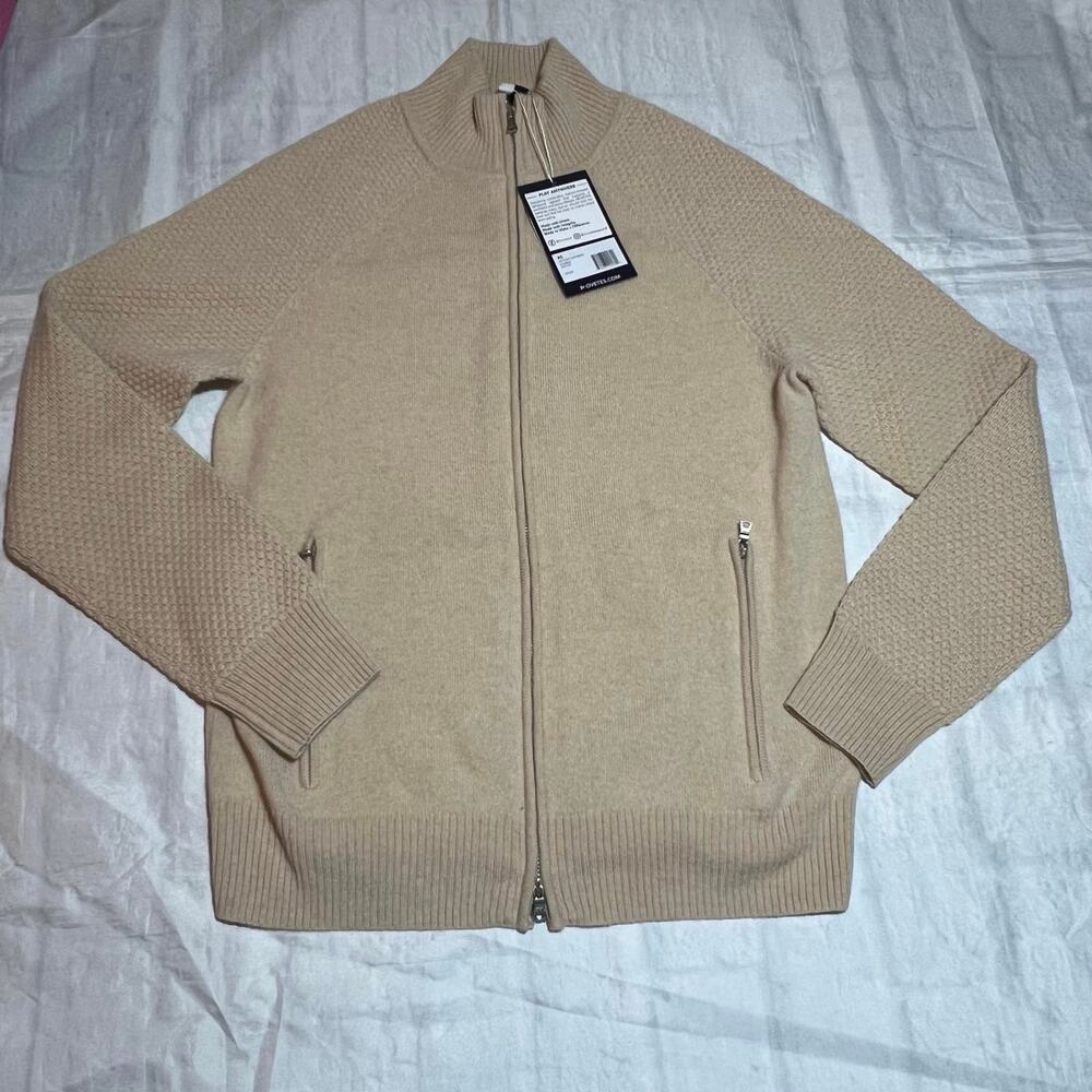Movetes Cashmere Zip Sweater XS NWT